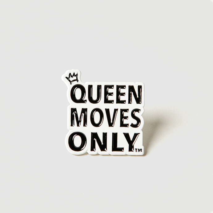 Queen Moves Only Pin (White)