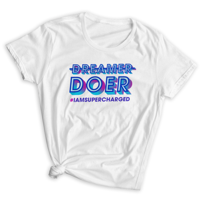 Dreamer, Doer Fitted T-Shirt