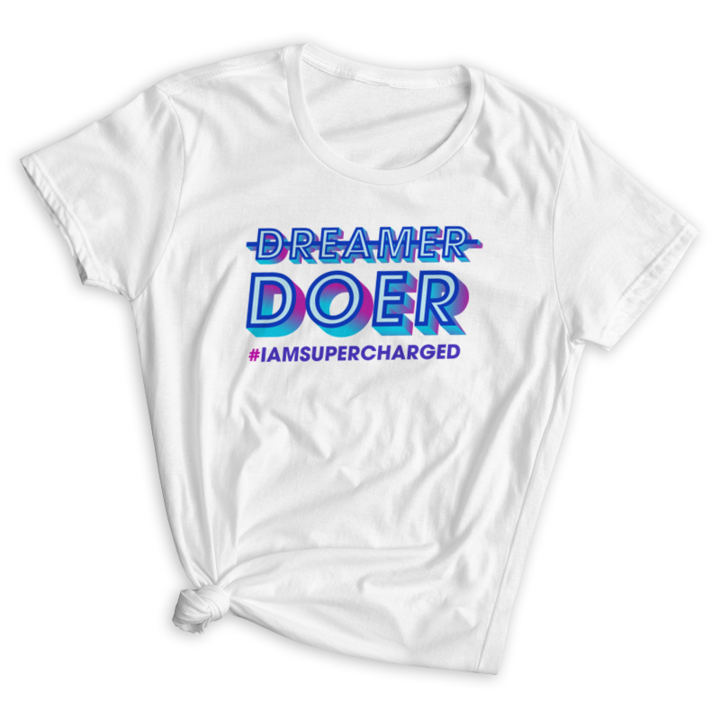 Dreamer, Doer Fitted T-Shirt